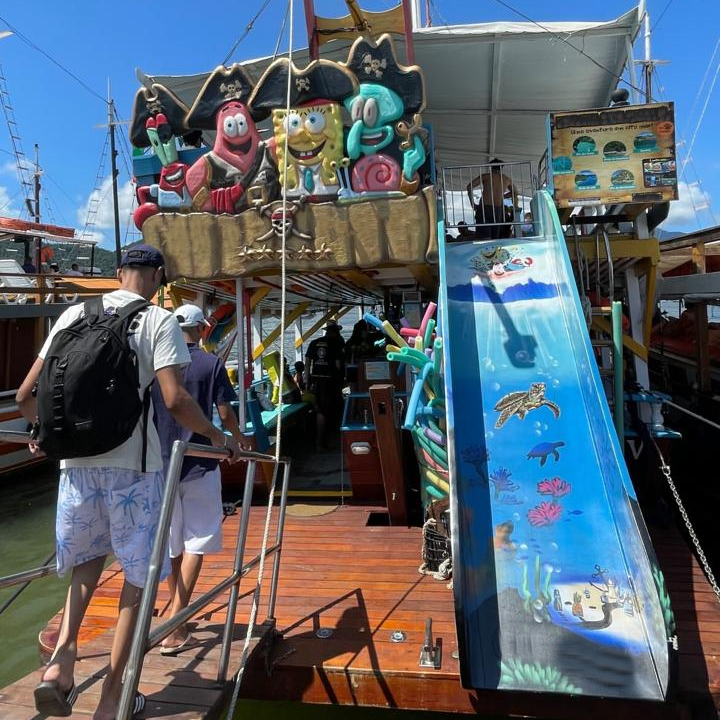 Escuna TEMATICA 11:00h – 5 Horas de Passeio e 5 Paradas