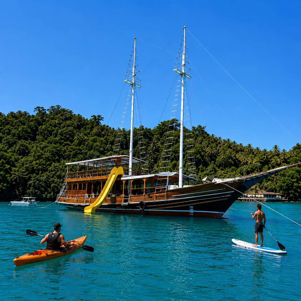 Escuna ADVENTURE 10:30h – 6 Horas de Passeio e 5 Paradas